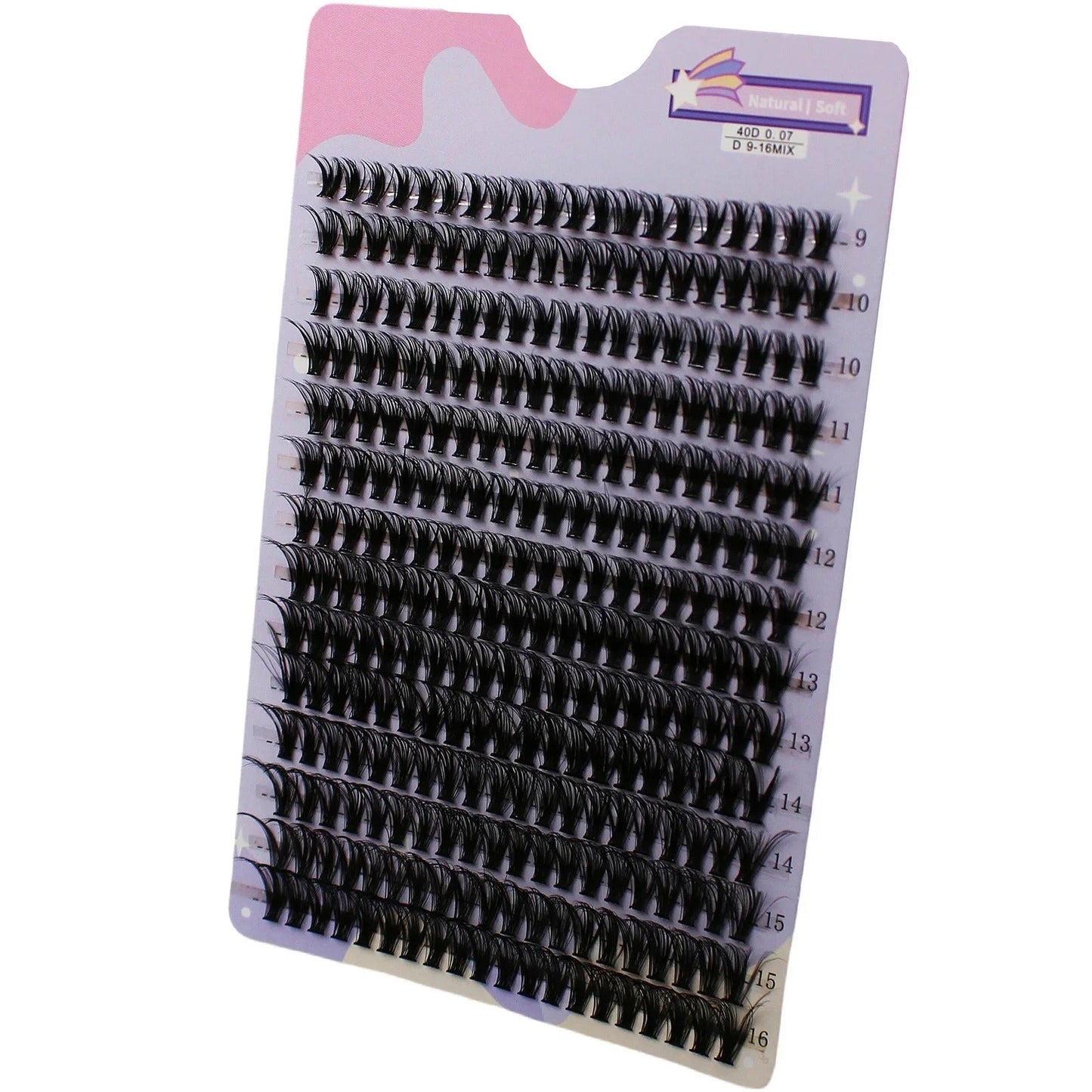 280 Clusters Lashes Extension Natural Thick